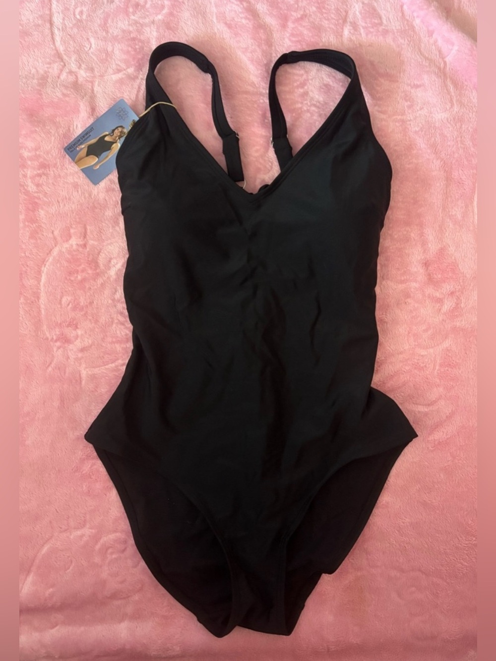 Black One-Piece Swimsuit (S)